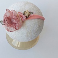 Gentle pink flower,flower headband,newborn headband,Sitters Headband photo shoot