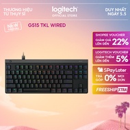 Logitech G515 TKL Low profile Wired Gaming Keyboard - LIGHTSYNC RGB, PBT Keycaps