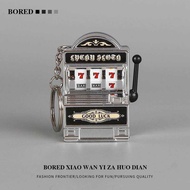 Boredom Lottery LotteryMini Fruit Lottery Machine Keychain Backpack Pendant Decompression Toy Creati