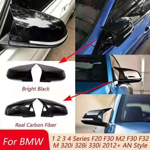 For BMW 1 2 3 4 Series F20 F30 M2 F30 F32 M 320i 328i 330i 2012+ AN Style Car Rearview Side Mirror C