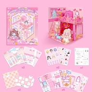 LKM475 3D craft Toys Children's Educational Toys 3D Puzzle Miniature DIY Home Interior Series DIY Ho
