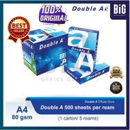 DOUBLE A PAPER A4 80GSM | A4 80GSM DOUBLE A PAPER | A4 70GSM DOUBLE A PAPER