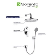 sorento shower set shower fitting for two way hand and rain shower