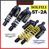 SOLFILI NVX V1 V2 V3 NMAX V2 305MM BLACK YELLLOW GT-2A REBOUND ADJUSTBLE REAR ABSORBER SET SHOCK ABS