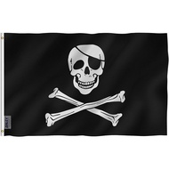 Anley 3x5 Foot Jolly Roger Flag - Pirate Flags