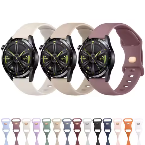 20mm Silicone Strap For Huawei watch GT2 GT3 42mm/Honor ES/Watch 2 Sport Band For Honor watch magic/