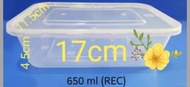 [ 5 PCS ]THINWALL FOOD CONTAINER/ FOOD BOX 650 ML