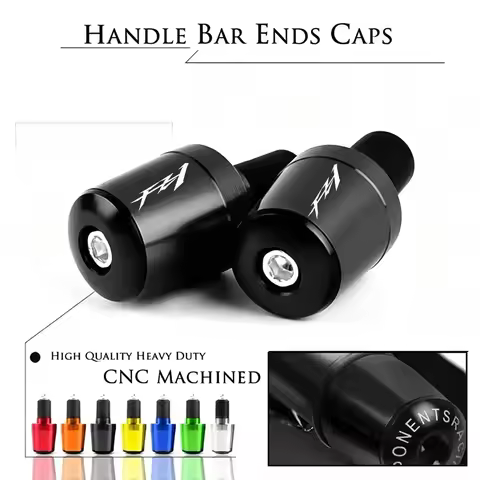 Motorcycle Accessories Handlebar Grips Ends Handle Bar Cap End Plug For YAMAHA FAZER FZ1/N FZ6 FZ8 F