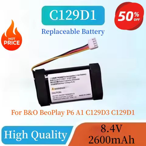 High Quality 8.4V 2600mAh Replaceable Battery For B&O BeoPlay P6 A1 C129D3 C129D1 Bluetooth Speaker