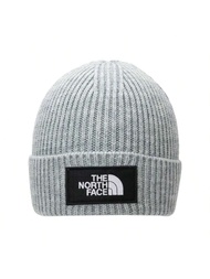 Unisex The North Face LOGO BOX CUFFED BEANIE Knit Cap, Running, Workout, Training Sports, Outdoor Ca