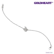 GOLDHEART Bohemian-esque Apple Diamond Bracelet, White Gold 750 (B7WDDW0MSW001-CT)