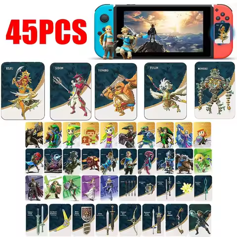2026zelda Breath of the Wild Amibo Card zelda Tears of the Kingdom Link Princess zelda Ganondorf Gam