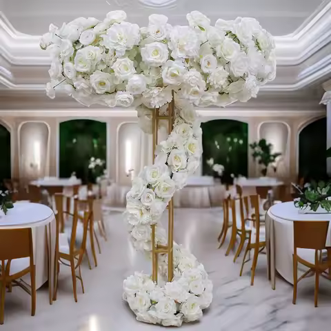 Ferris Wheel Artificial Floral Arrangement for Wedding Table Centerpieces Archway Backdrop Wall and 