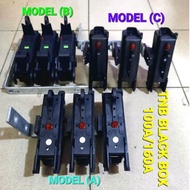 *READY STOCK* GENUINE 100A-160A 3POLE TNB BLACK BOX /  BLACK FUSE BOX COMPLETE WITH L BRACKET WITH F