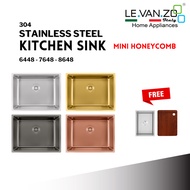 LEVANZO Mini Honeycomb Anti Scratch Stainless Steel Kitchen Sink