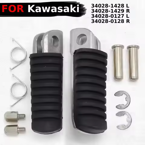 Motorcycle Footrest Pegs For Kawasaki ER650 ER-6N ZR1000 Z1000 ZR900 Z900 Z900RS Z750 ZG1400 GTR1400
