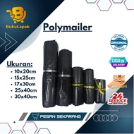 Black Polymailer Packing Plastic 10x20, 15x25, 17x30, 25x40, 30x40 - Polymer Plastic - Economical Po