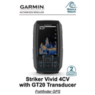 Garmin Striker Vivid 4CV with GT20 TM Transducer Fishfinder GPS