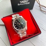 *Ready Stock*ORIGINAL Balmer 5003G-RTT-4S Classic Style Sapphire Glass Water Resistant Stainless Steel Men’s Watch