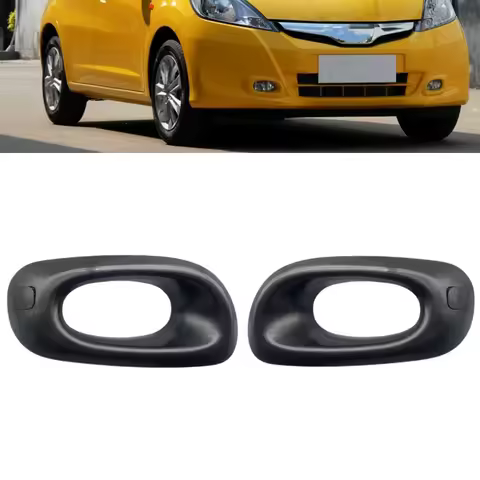 Front Bumper Fog light Fog Lamp Cover Hood Garnish For HONDA FIT JAZZ 2012 2013 2014 GE6 GE8 unpaint