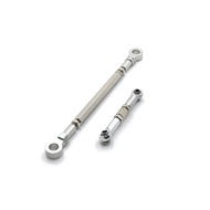 Metal Front Axle Steering Linkage Upgrade Steering Rod For HuangBoToys 1/10 ZP1001 ZP1002 ZP1003 ZP1