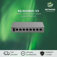 RUIJIE REYEE I RG-ES208GC-V2 8-PORT GIGABIT SMART CLOUD MANAGEMENT SWITCH
