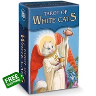 Enjoy Life >>> [ไพ่แท้-พร้อมส่ง]​ Tarot of White Cats Mini ไพ่ออราเคิล ไพ่ยิปซี ไพ่ทาโร่ ไพ่ทาโรต์ w