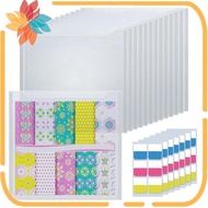 30.48X30.48cm Paper Storage, 50Pcs Clear Scrapbook Paper Storage Organizer Box For Paper Drawing,