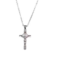 Benedict Cross Necklace 3cm Square P35 Titanium/ - Benedict Cross Necklace - Benedict Cross Pendant 