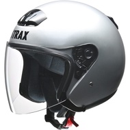 LEAD Jet Motorcycle Helmet STRAX SJ-4 - Black and Silver Options (Size BIG: 63-64cm)