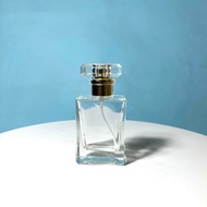 Chanel 30ml clear cap gold thread perfume bottle 30ml glass perfume bottle/