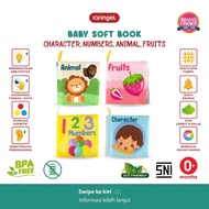 IQ25211 IQANGEL BABY SOFT BOOK UK.10X10CM CONTENTS 8 PAGES