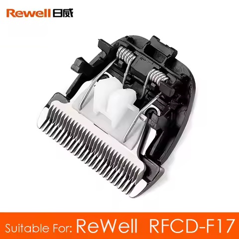Original Rewell F17 Spare Blades Titanium Alloy Cutter Head for RFCD-F17 Electric Hair Clipper Trimm