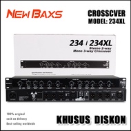 New Baxs Peranti Crossover Profesional Stereo 234XS / 234XL 3 hala / 4 hala (Pilihan Hitam dan Putih