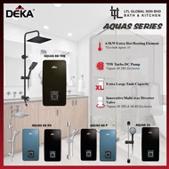 DEKA Aquas Series 88TRS 66RS 66P AQUAS 33 DC Inverter Pump Instant Heat Water Heater with Rainshower