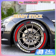Xtreme Tire Sticker 3D Car Tyre Sticker Tire Sticker PVC Auto Tire Decals For 1 Wheel