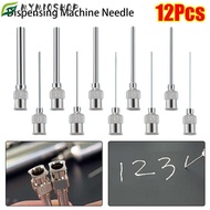 MIOSHOP 12Pcs Industrial Glue Injection Needle, Stainless Steel Metal Dispensing|Needle,  25mm 8G-30