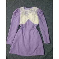 Long sleeve evening dress size S waist 60-62