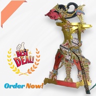 Sencaki Smooth Leather Puppet/Gold Bromyaki Horn Standard Size Puppet