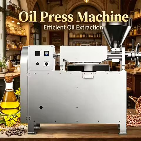 Commercial High-Yield Oil Press Machine Olive Oil Extraction Avocado Oil Processing Equipment for Bu