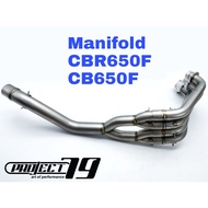 Project79 Honda CBR650F CB650F 2014-2017 Exhaust Full System Piping Muffler Stainless Steel Project7