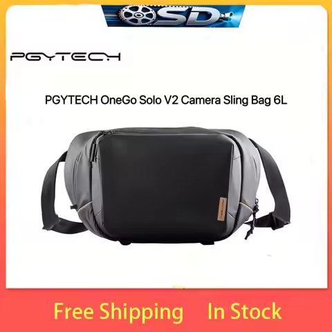 PGYTECH OneGo Solo V2 Camera Sling Bag 6L Adjustable Crossbody Camera Bag for DSLR Mirrorless with 1