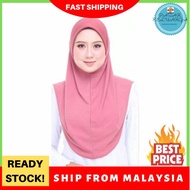 [READY STOCK] TUDUNG SARUNG MOSCREPE AWNING SCUBA .TUDUNG AWNING SCUBA.