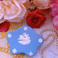 英國骨瓷Wedgwood jasper 藍色浮雕珠寶盒飾品情人節 禮物