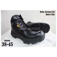 HITAM Delta Black Safety Boots Mountain HIking Delta Low 6'Inc Tactical