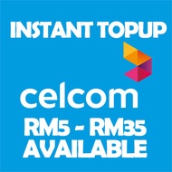 Celcom Direct Topup Prepaid credit (no PIN code)