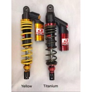 Xmax db5 series racing boy rcb absorber (348mm) - yellow / titanium / red