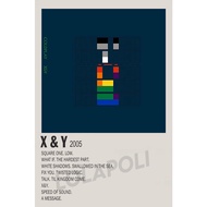 X & Y Album Cover Poster - Coldplay