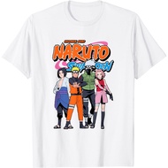 Naruto Shippuden Team 7 Adult T-Shirt with Naruto Logo T-Shirt - Men's T-Shirt - Women's T-Shirt - M