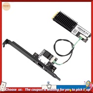 【W3SG】For Desktop PC 10Gbps AQC113 M. 2 B+ M to RJ45 Network Card Ethernet Adapter Single-Port LAN C
